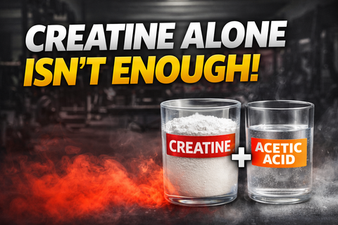 Why Creatine Alone Isn’t Enough for Brutal Training - And How Acetic Acid Changes the Game