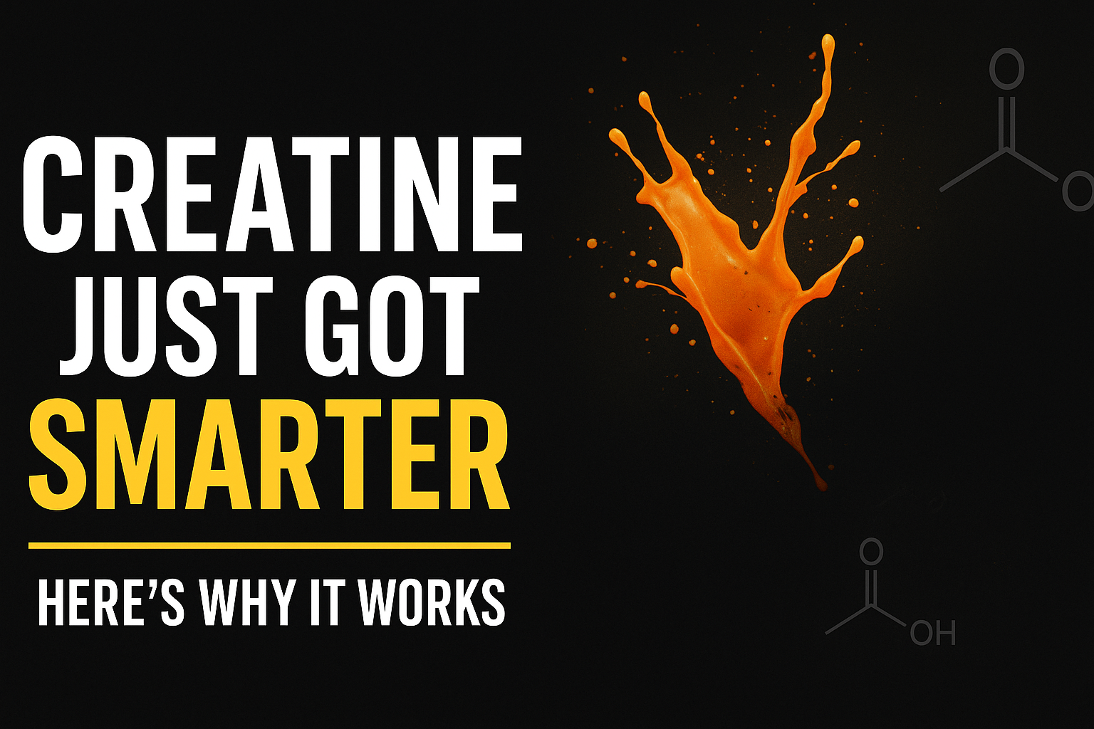 Why Acetic Acid and Creatine Are a Perfect Match for Strength, Performance, and Longevity