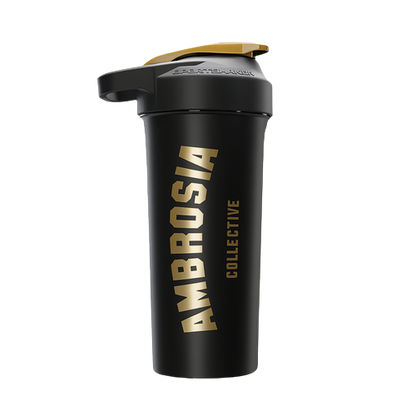 Ambrosia Collective Black & Gold Sport Shaker