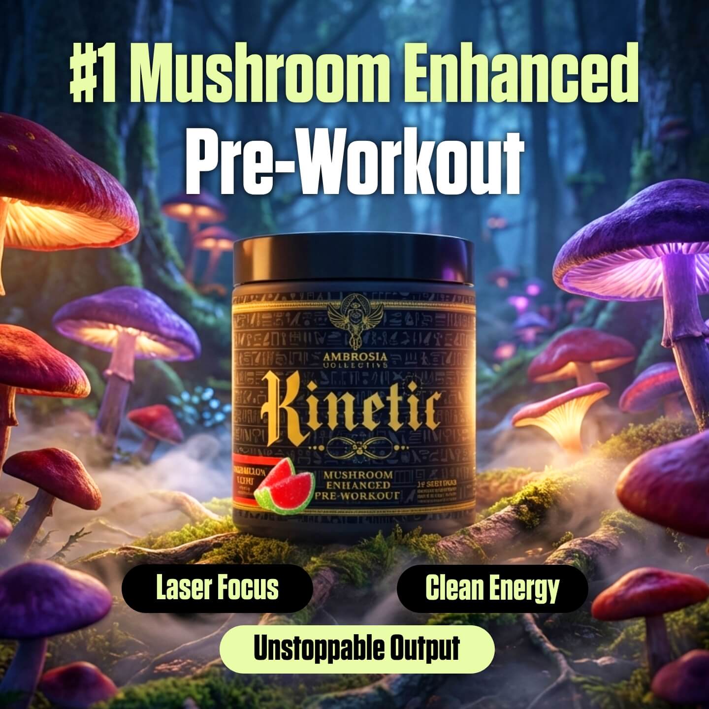 Kinetic™ - Mushroom Enhanced Pre-Workout