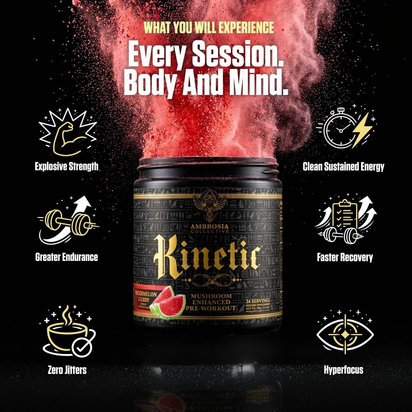 Kinetic™ - Mushroom Enhanced Pre-Workout
