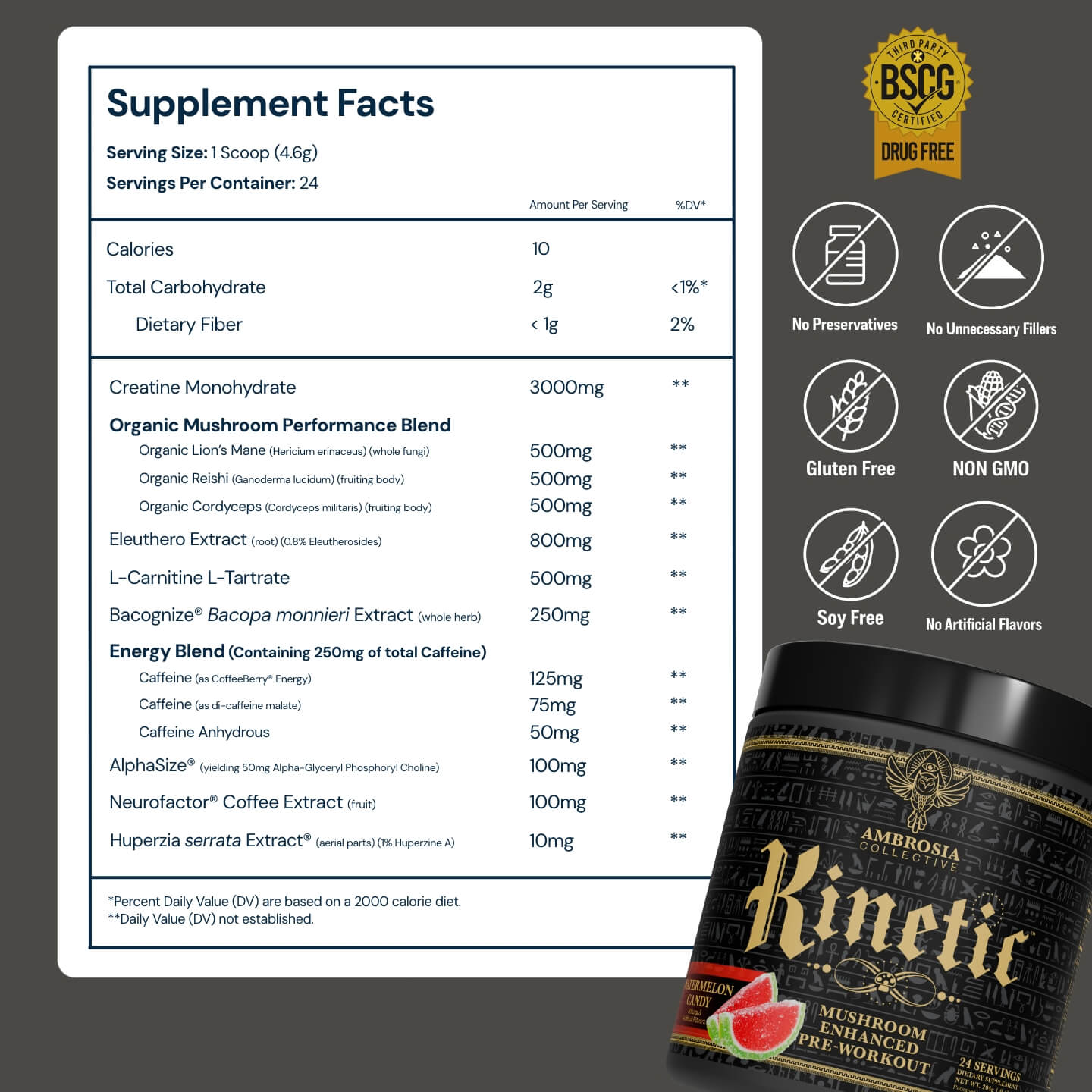 Kinetic™ - Mushroom Enhanced Pre-Workout
